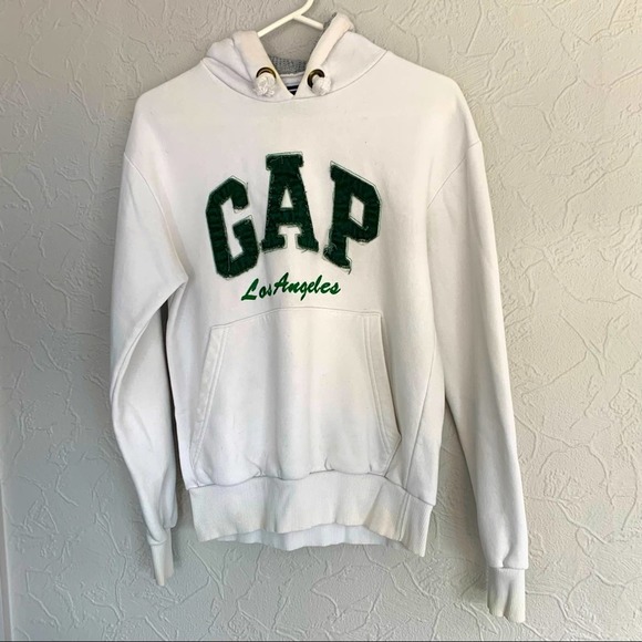 VINTAGE GAP LA STORE EXCLUSIVE LOS ANGELES EMBROIDERED HOODIE MENS SIZE SMALL - Picture 1 of 6